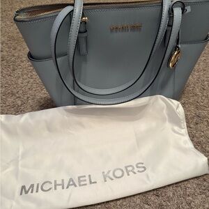 Michael Kors Light Blue Tote Bag. New never used.